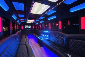 League City Limousine Bus Interior