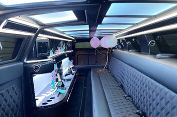 League City Limousine Interior