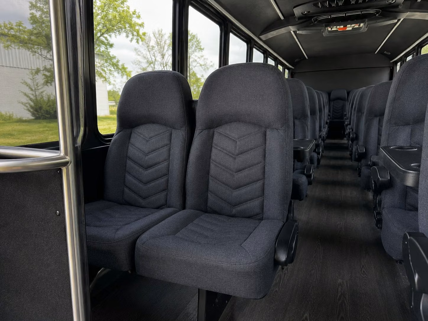 18 passenger minibus interior