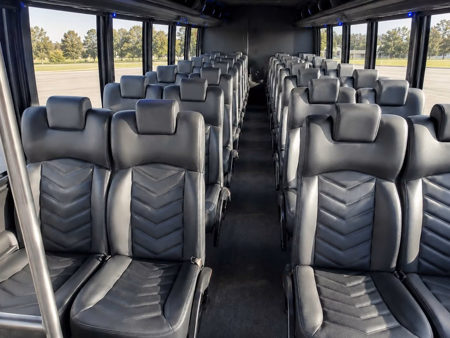 20 passenger minibus interior