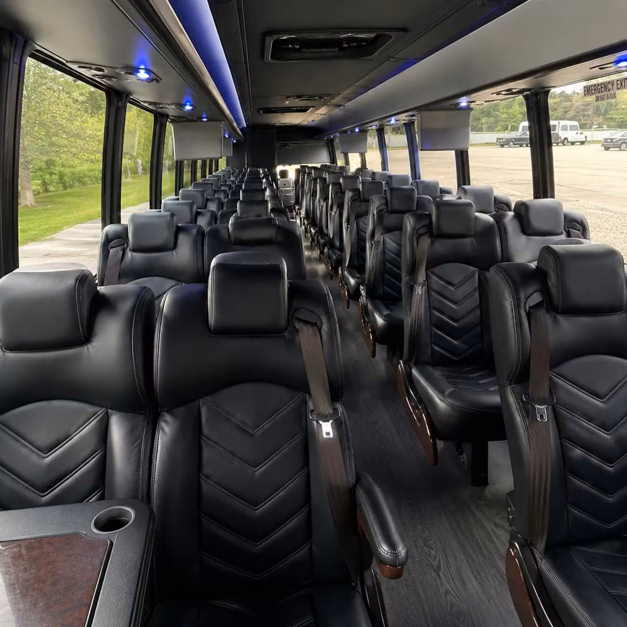 28 passenger minibus interior