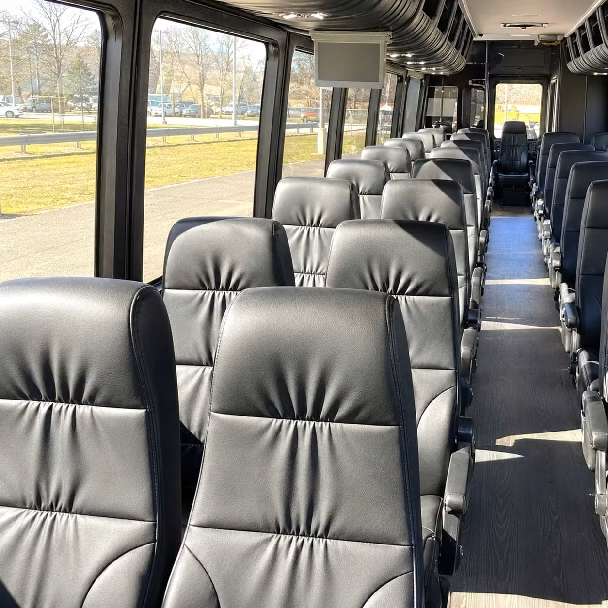 30 passenger minibus inside