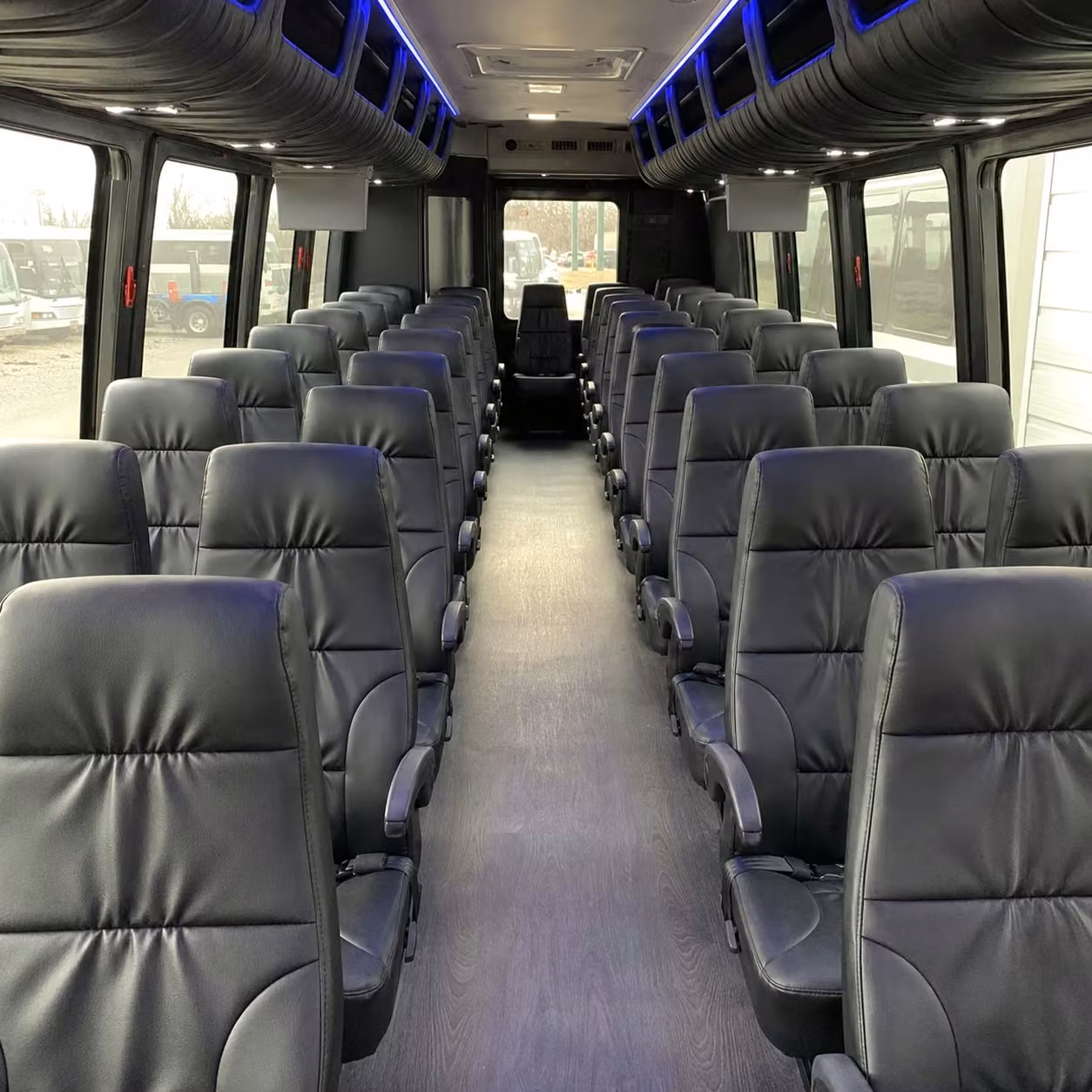 30 passenger minibus interior