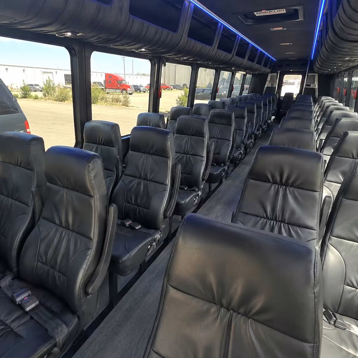 35 passenger minibus inside
