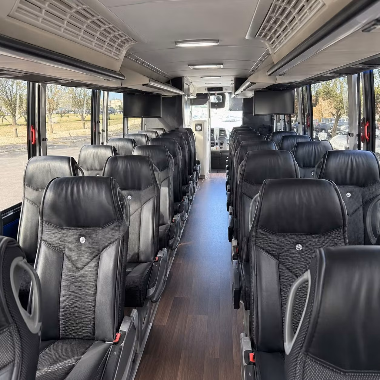 league city charter bus rental inside