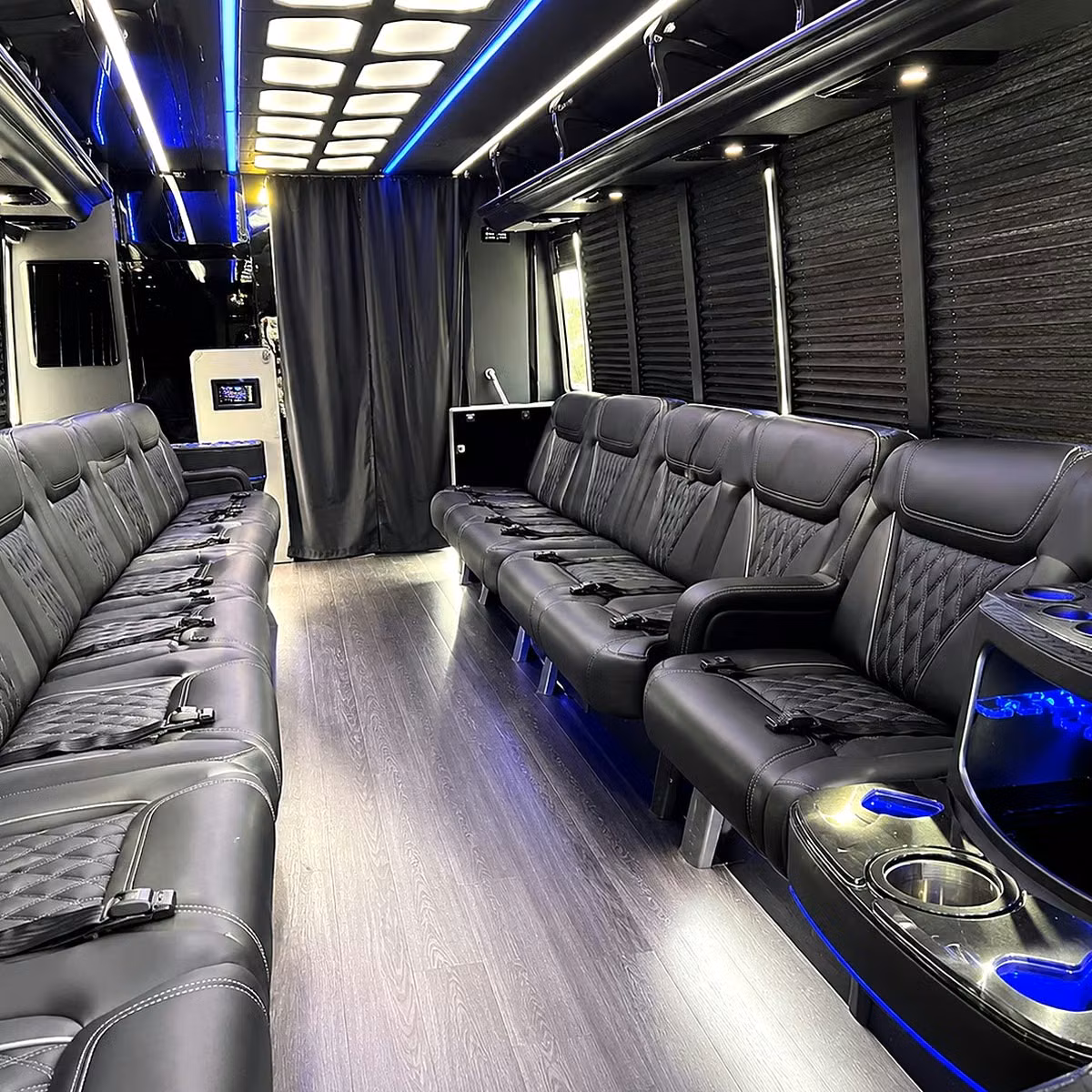party bus interior